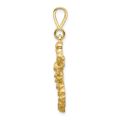 Skorpion-Charm aus 10K Gelbgold