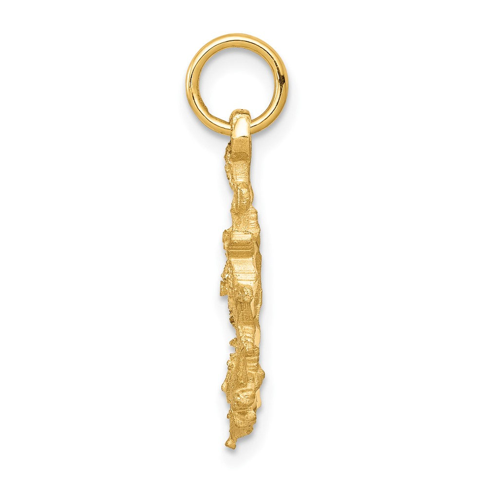 10K Gelbgold Anker Charm