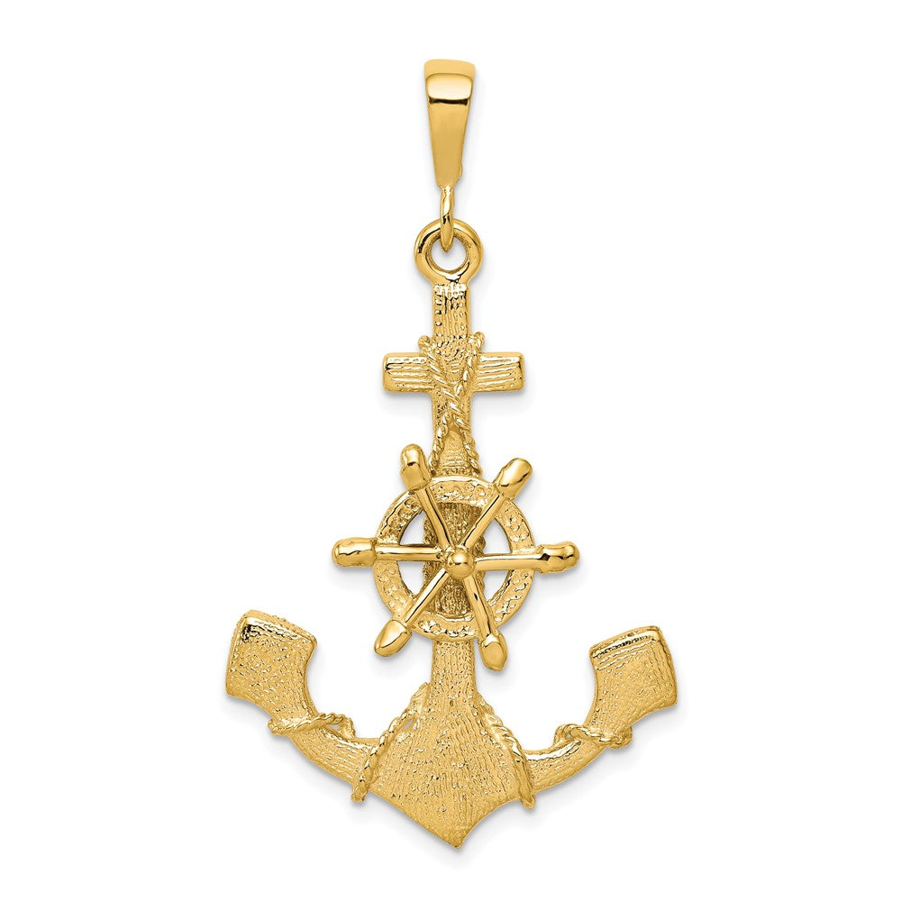 Anhänger Anker Charm aus 10K Gelbgold