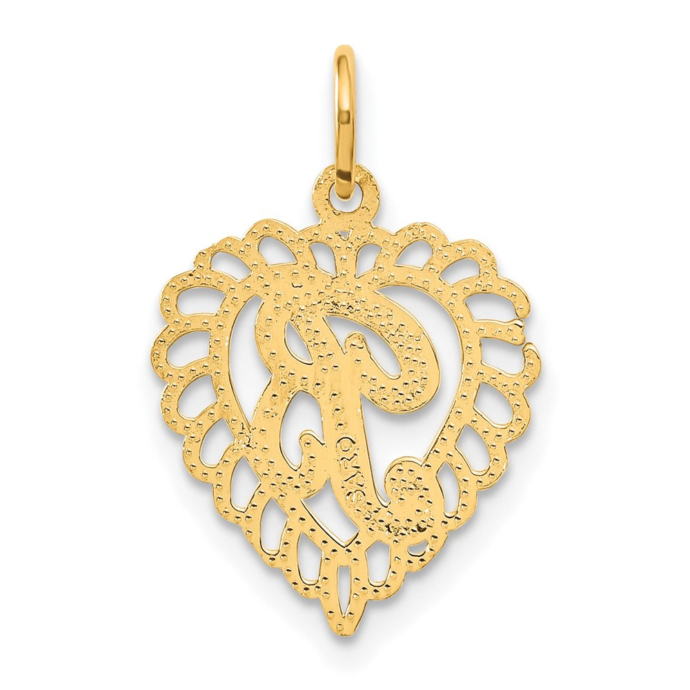 10K Gelbgold 10ky Initiale B Charm