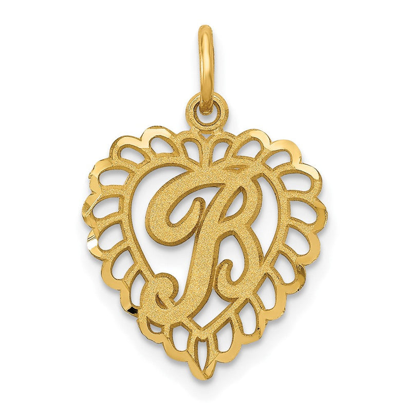 10K Gelbgold 10ky Initiale B Charm