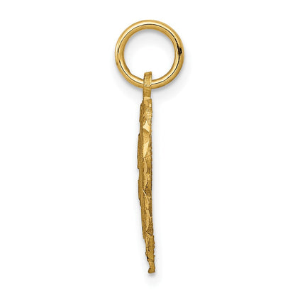 10K Gelbgold Initiale E Charm