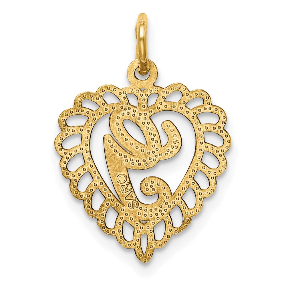 10K Gelbgold Initiale G Charm