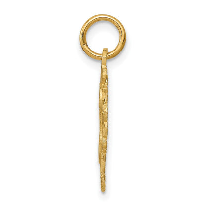 10K Gelbgold Initiale H Charm