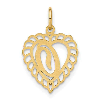 10K Gelbgold Initiale O Charm