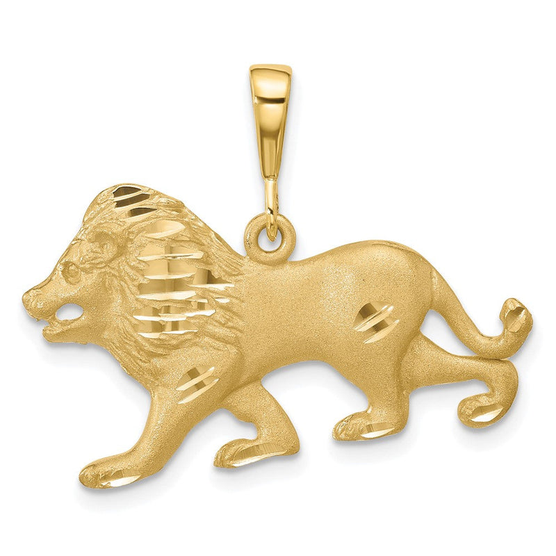 10 Karat Gelbgold Löwen-Charm
