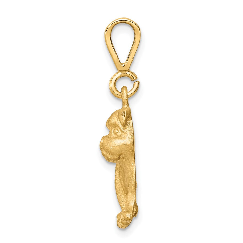10K Gelbgold Hunde-Charm