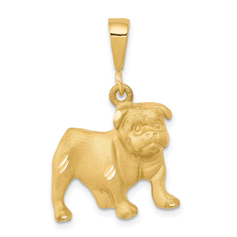 10K Gelbgold Hunde-Charm