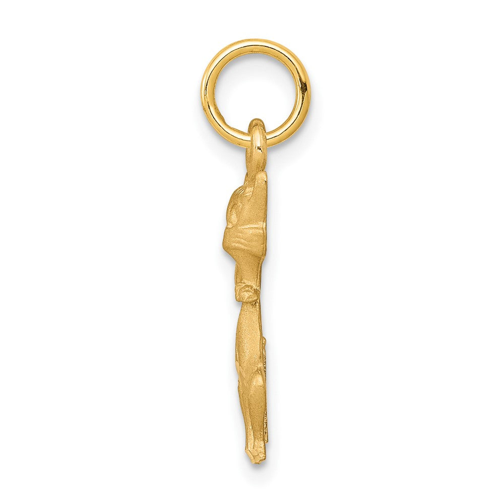 10K Gelbgold Tom Katze Charm
