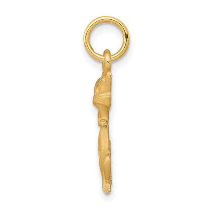 10K Gelbgold Tom Katze Charm