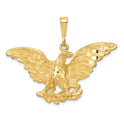 10K Gelbgold Adler-Charm