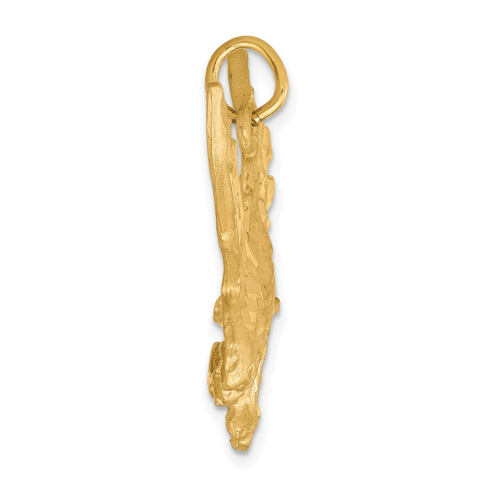 10K Gelbgold Adler-Charm