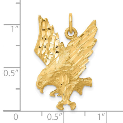 10K Gelbgold Adler-Charm
