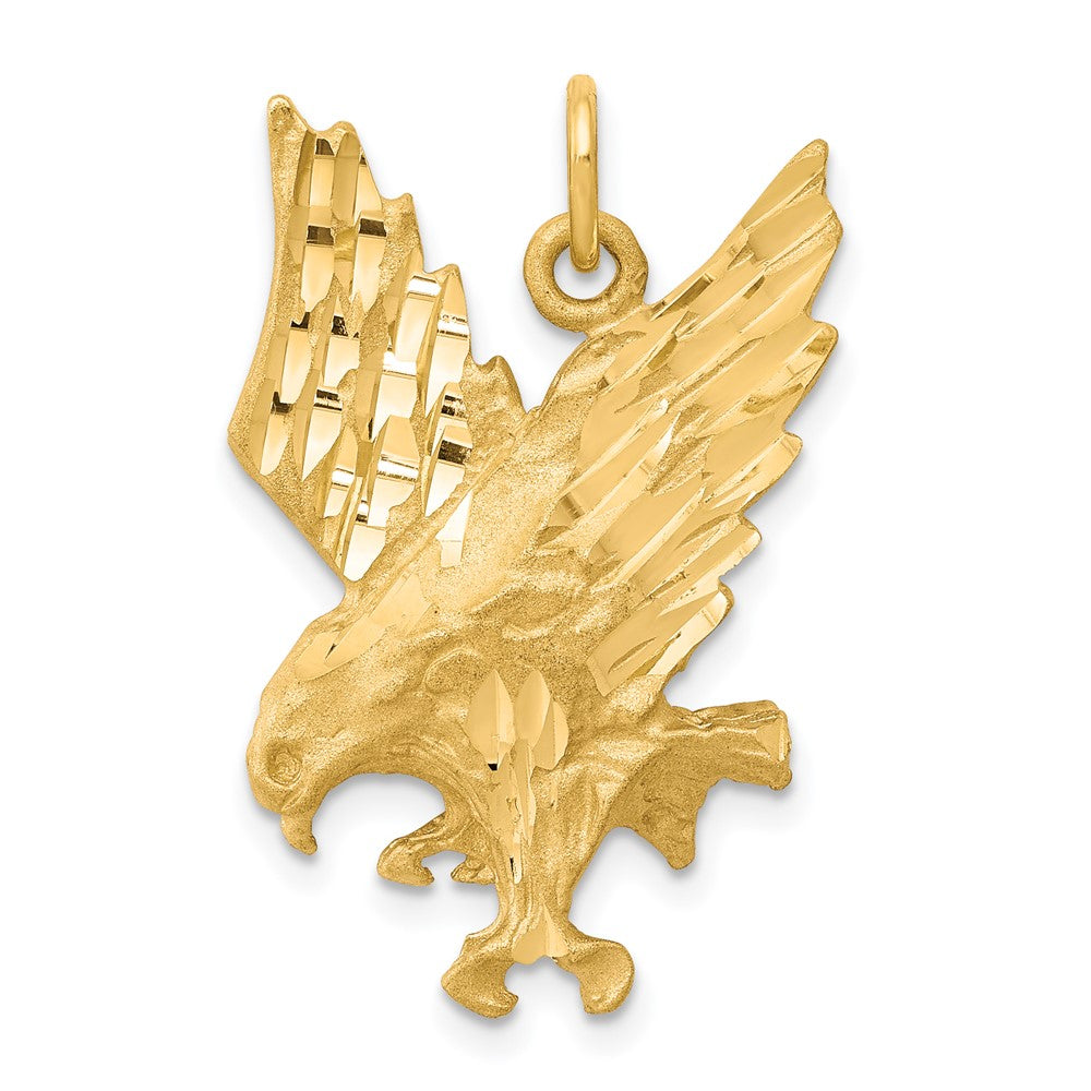 10K Gelbgold Adler-Charm