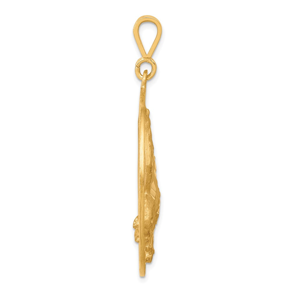 Adler-Charm aus 10K Gelbgold