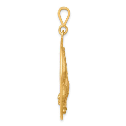 Adler-Charm aus 10K Gelbgold