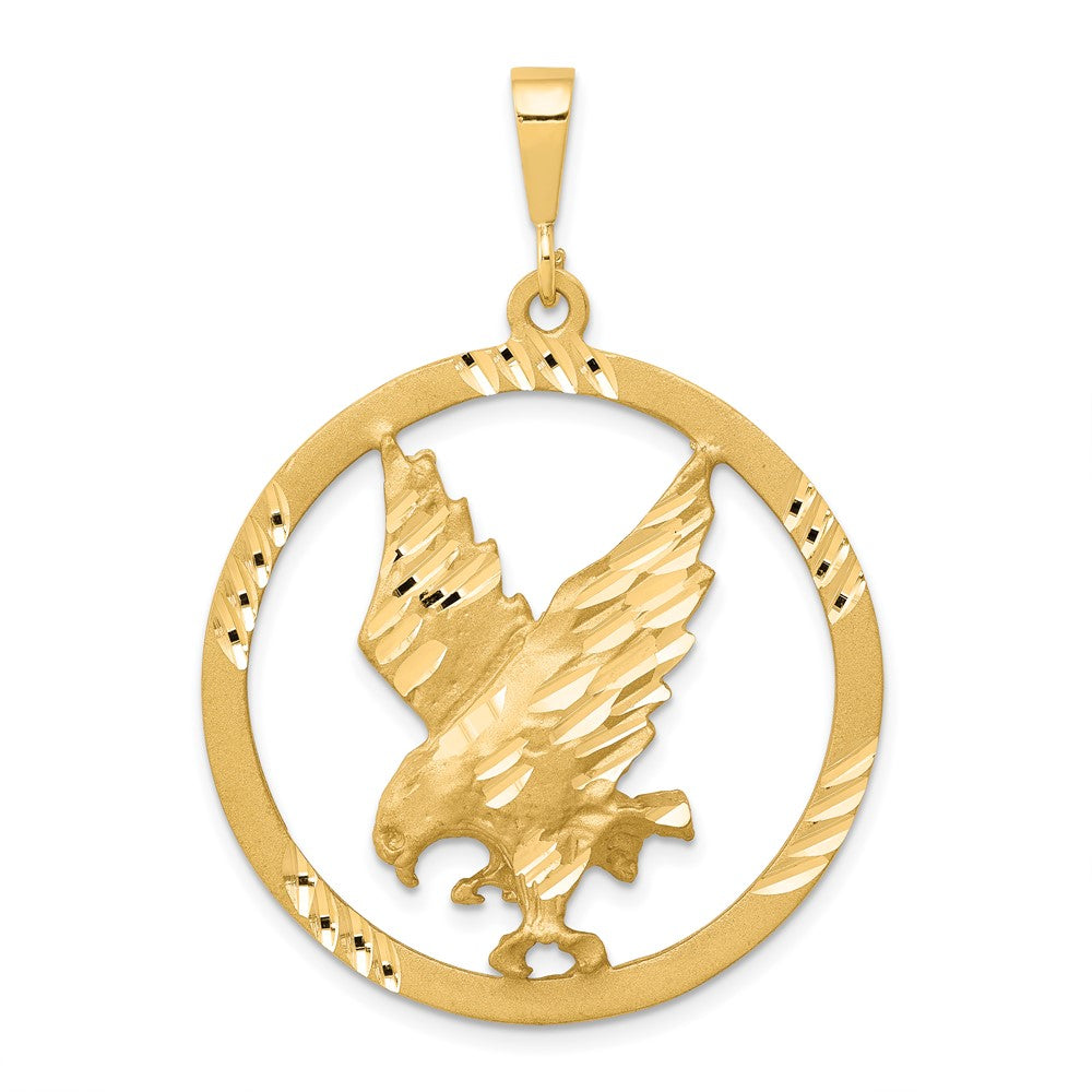Adler-Charm aus 10K Gelbgold