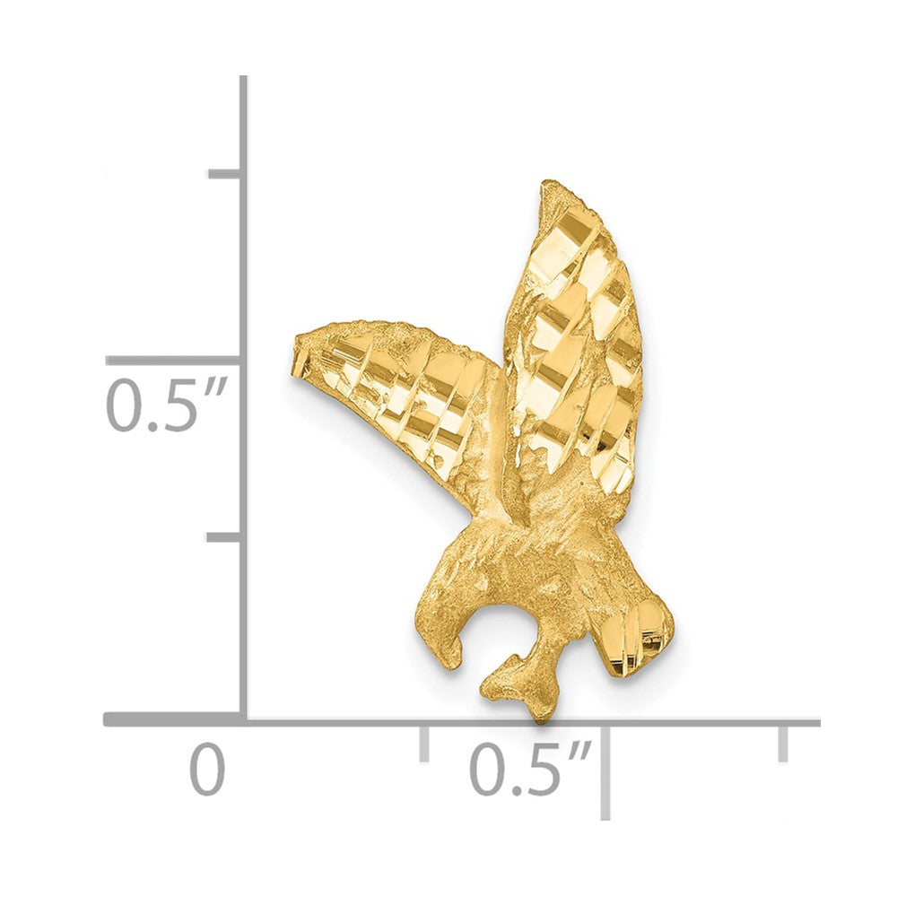 10K Gelbgold Adler Charm