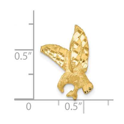 10K Gelbgold Adler Charm