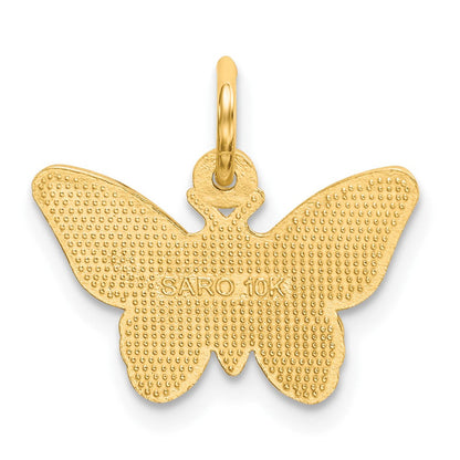 10K Gelbgold Schmetterling Charm