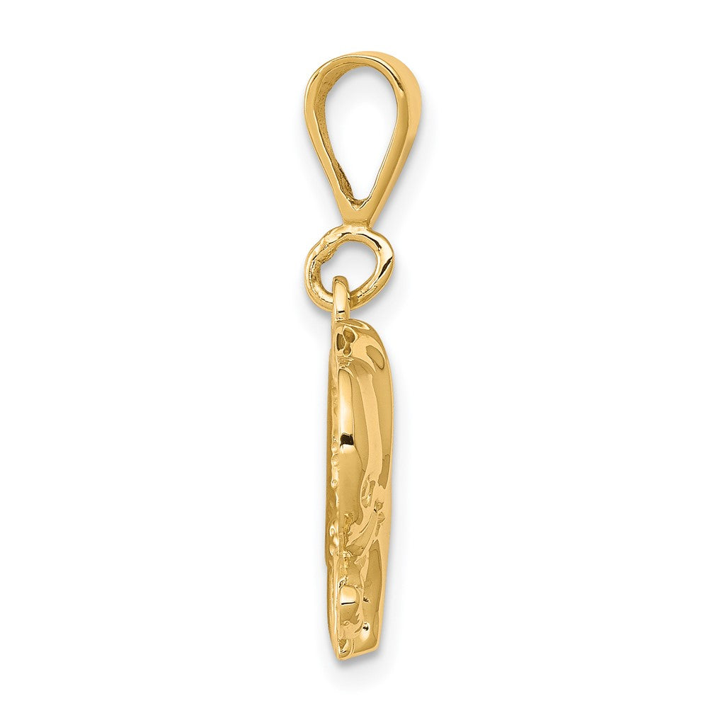 Elefant-Charm aus 10K Gelbgold