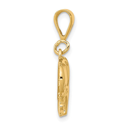 Elefant-Charm aus 10K Gelbgold