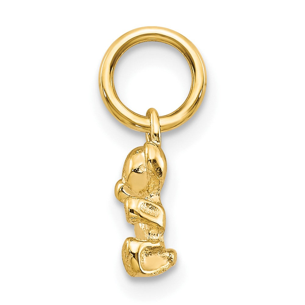 10K Gelbgold 3d Teddy Bär Charm