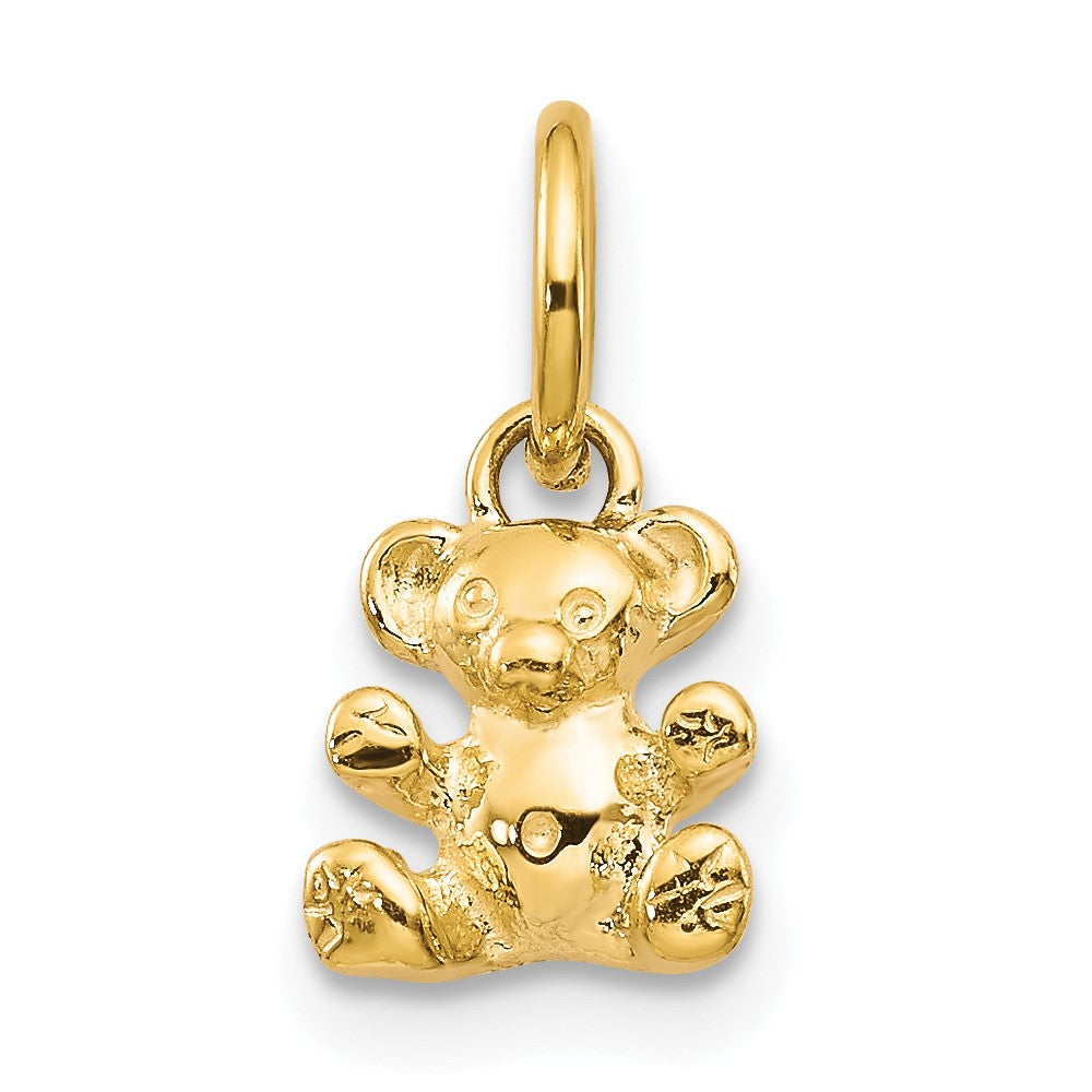 10K Gelbgold 3d Teddy Bär Charm