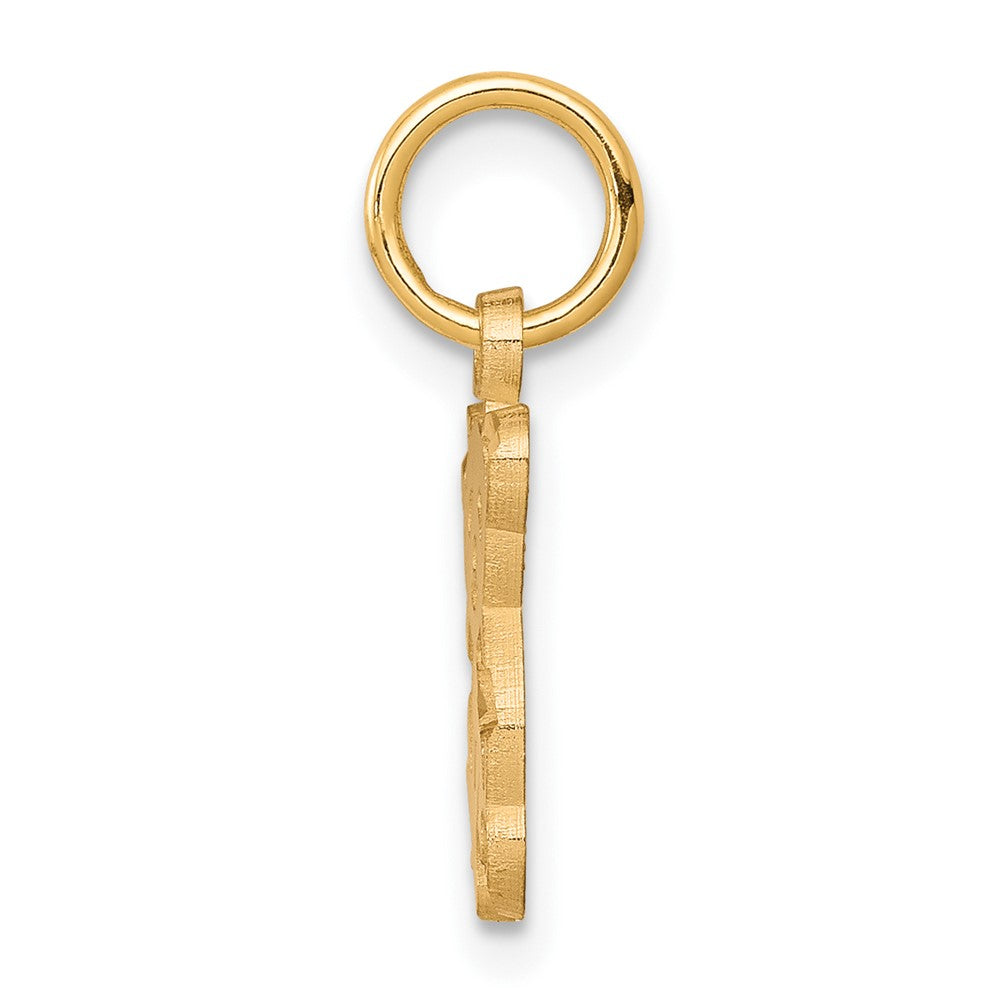 10K Gelbgold Teddy Bär Charm