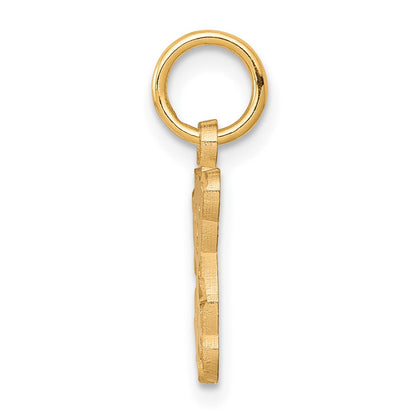 10K Gelbgold Teddy Bär Charm