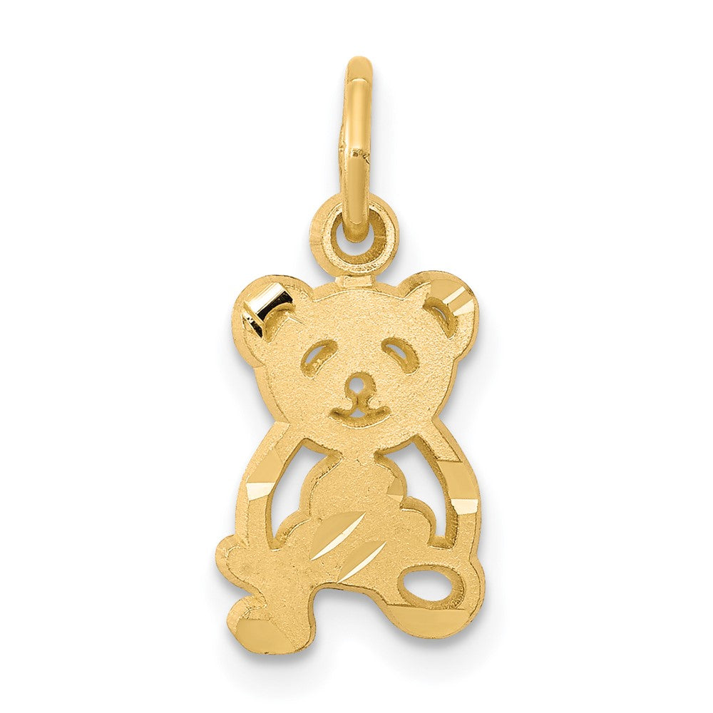 10K Gelbgold Teddy Bär Charm