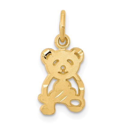 10K Gelbgold Teddy Bär Charm