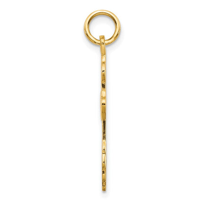 10K Gelbgold Eastern Orthodox Kreuz Charm