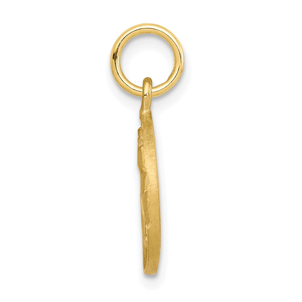 10K Gelbgold Einhorn Charm