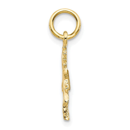 10K Gelbgold Einhorn Charm