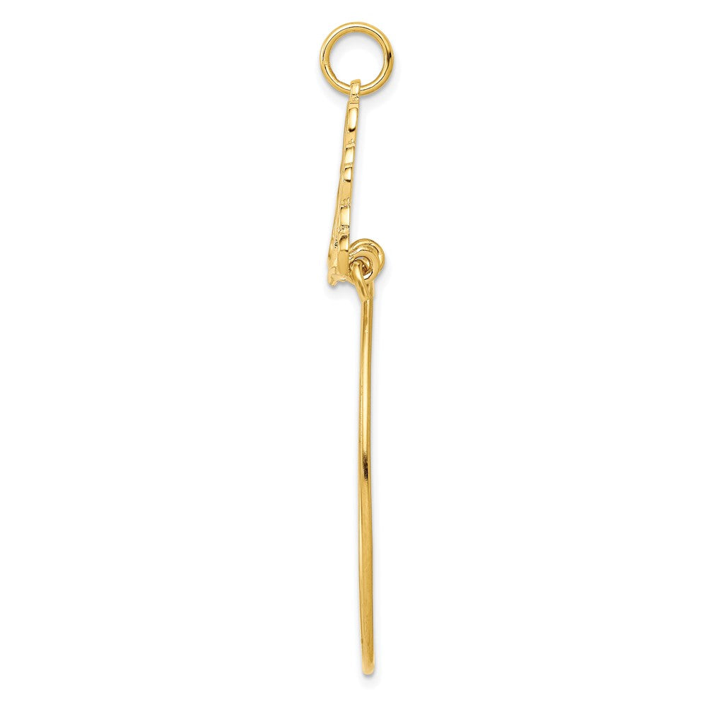 10K Gelbgold 5 Herzen Charm Halter