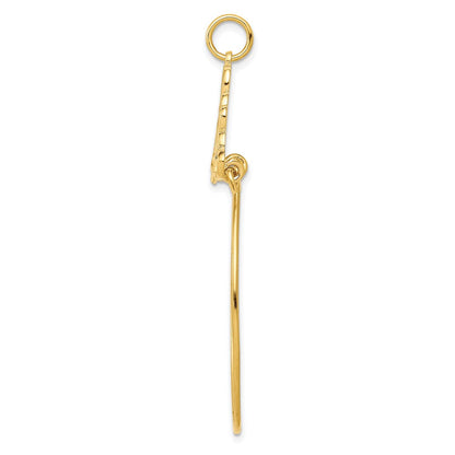 10K Gelbgold 5 Herzen Charm Halter