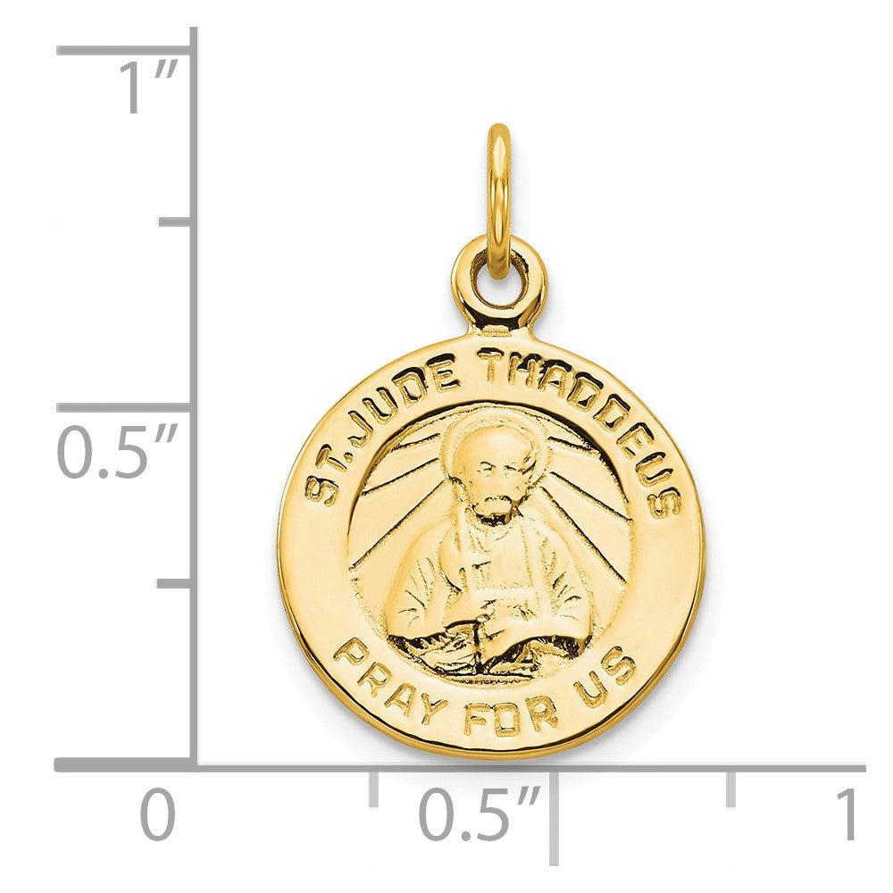 10K Gelbgold St. Jude Medaille