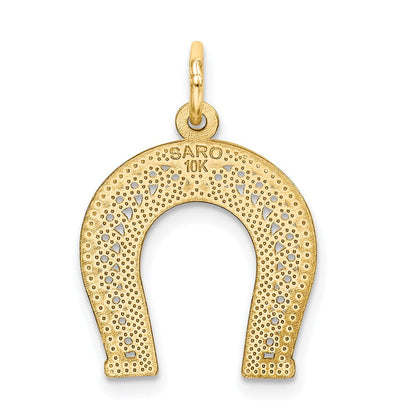 10K Gelbgold Hufeisen Charm