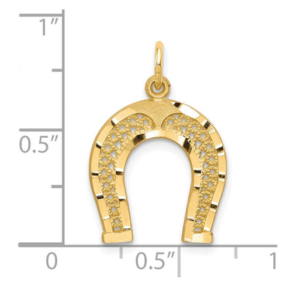 10K Gelbgold Hufeisen Charm