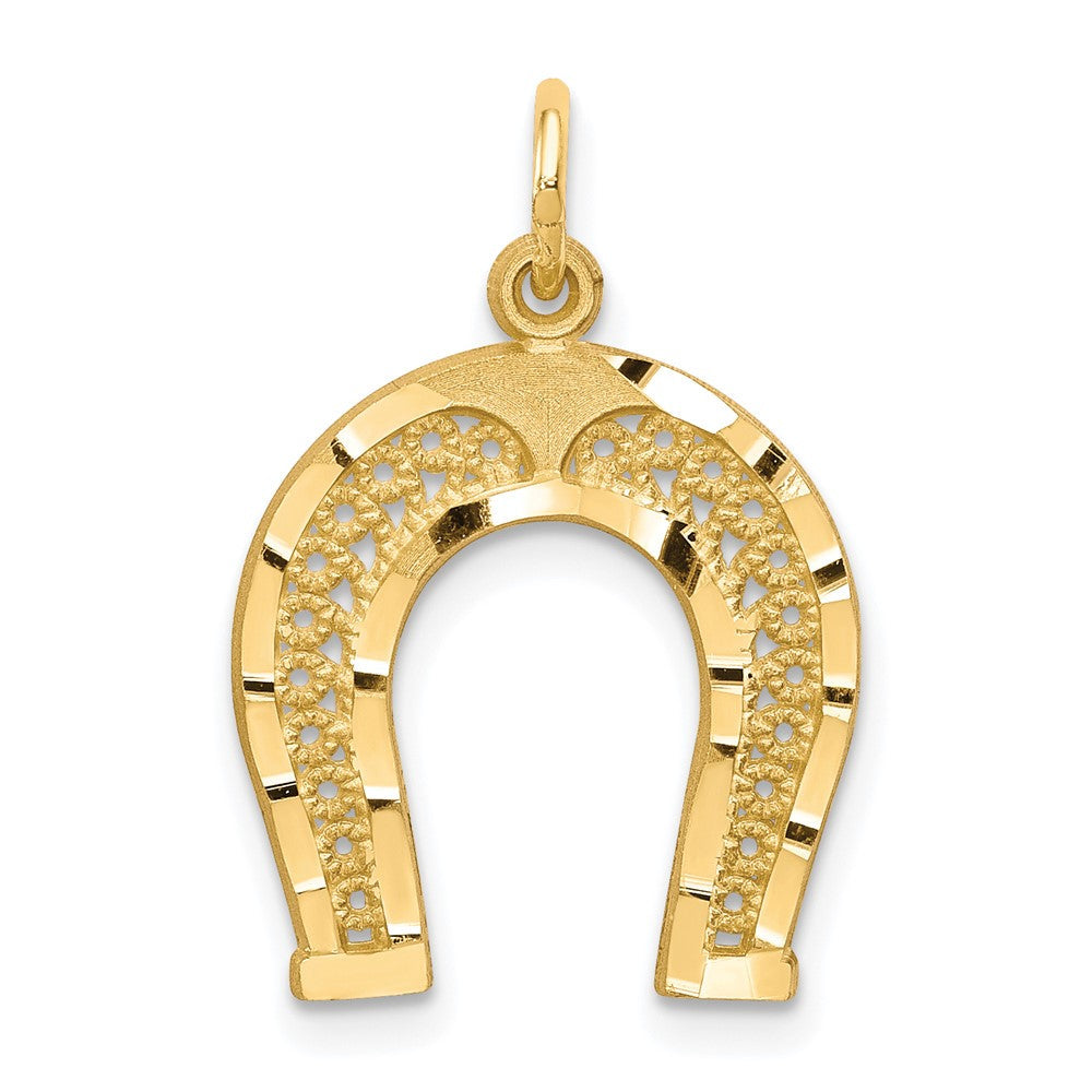 10K Gelbgold Hufeisen Charm