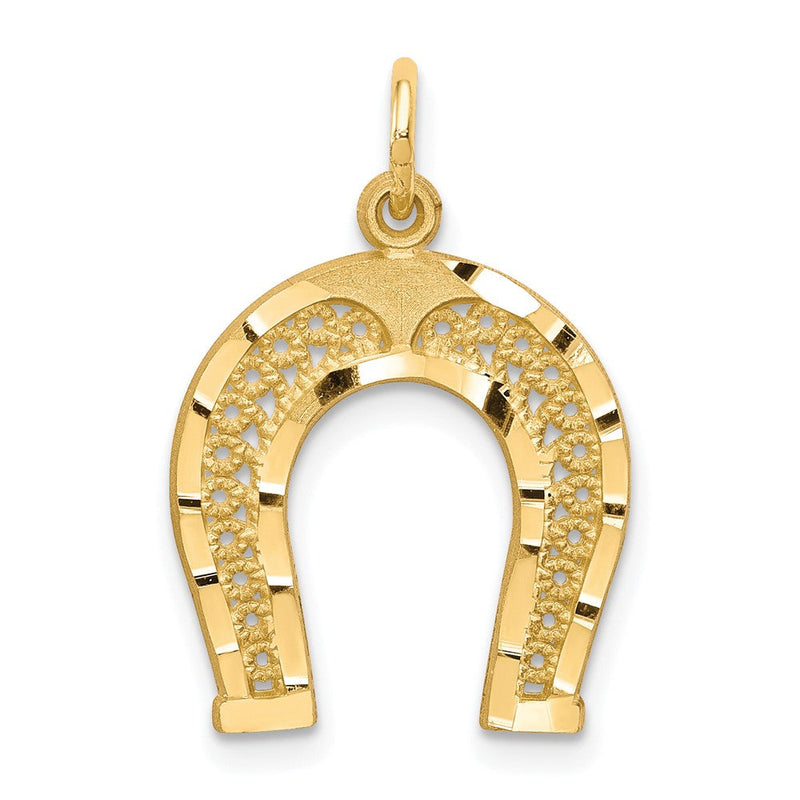 10K Gelbgold Hufeisen Charm