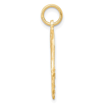 10K Gelbgold Filigran Chamseh Charm