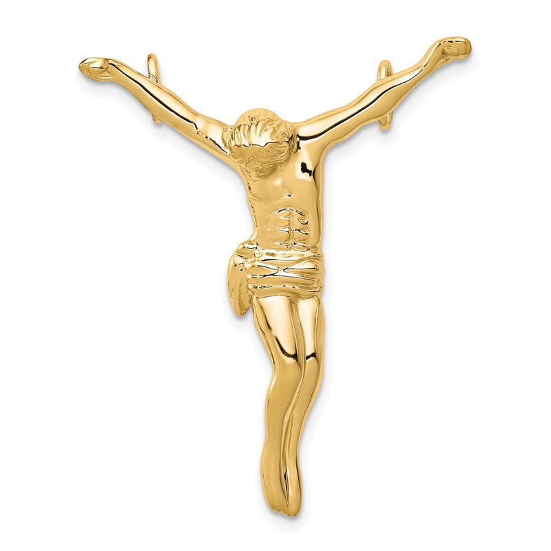 10 Karat Gelbgold Corpus-Anhänger, massiv, poliert