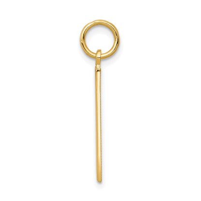 10K Gelbgold Massiv Bingo-Karte Charm