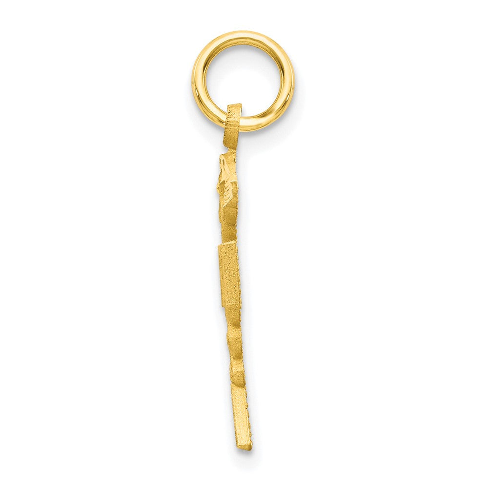 10K Gelbgold Massiv Registered Krankenschwester Charm