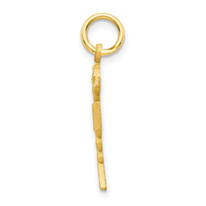10K Gelbgold Massiv Registered Krankenschwester Charm