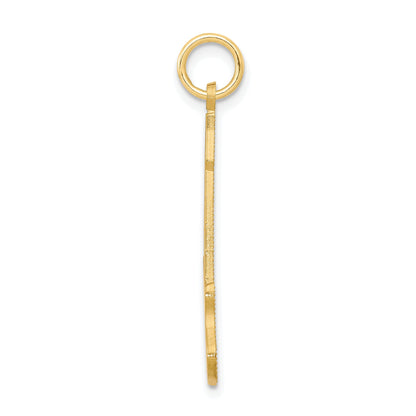 10K Gelbgold Gitarre Charm