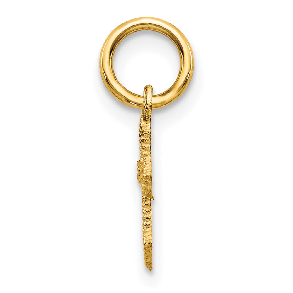 10K Gelbgold Kreuz Charm