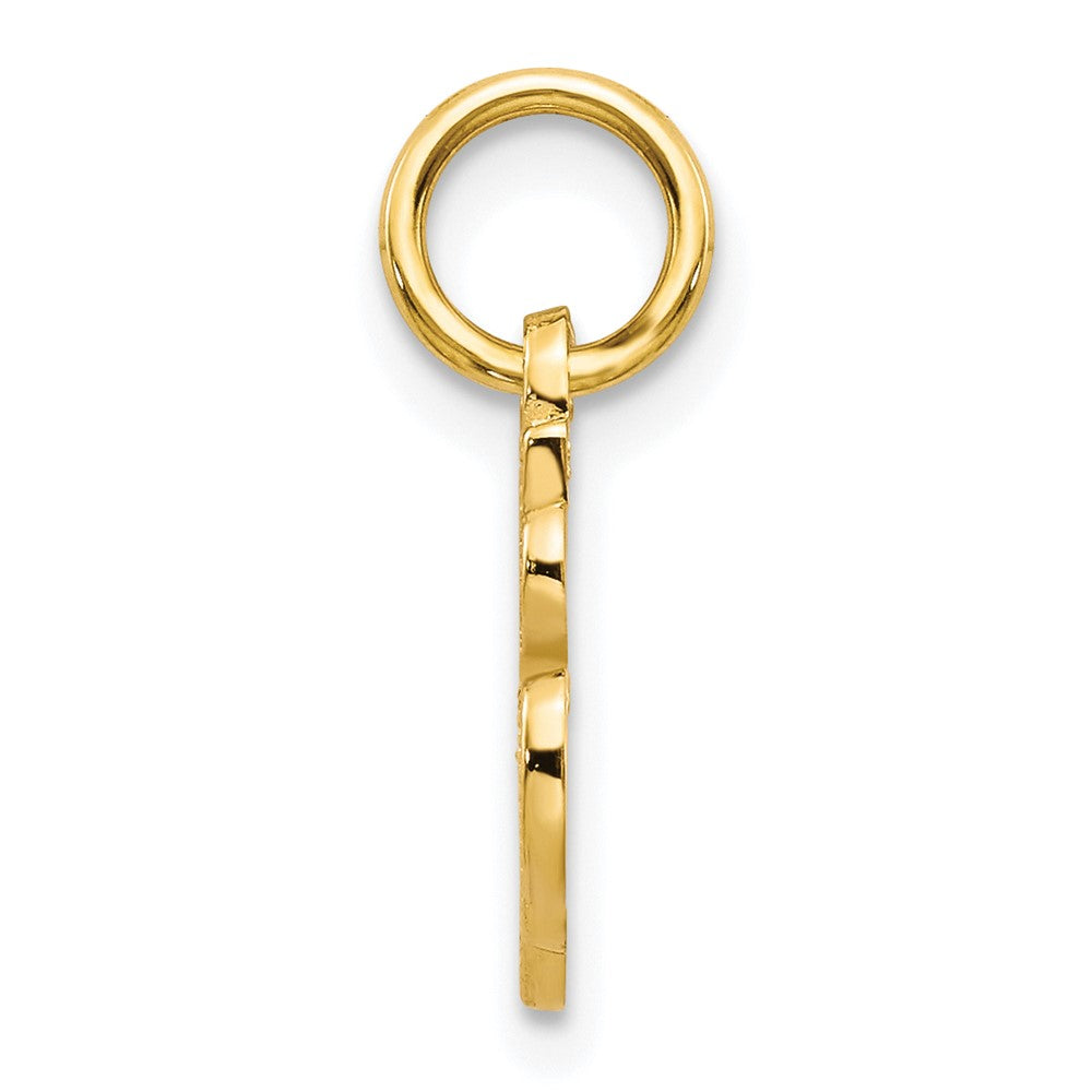 10K Gelbgold Initiale A Charm